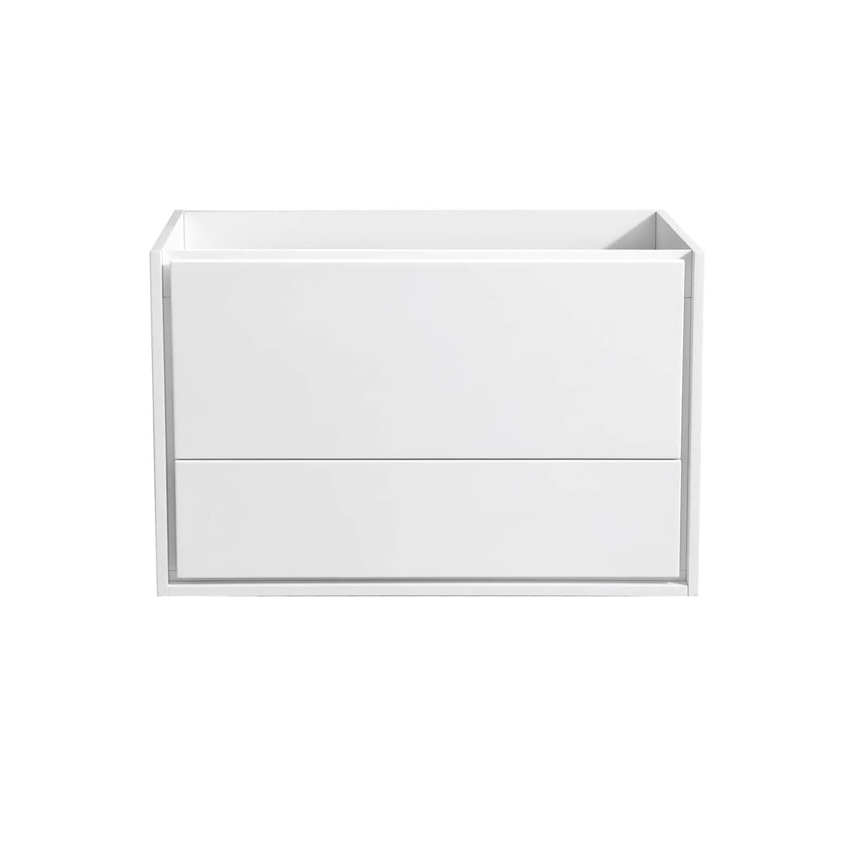 Catania 36" Single Wall Mounted Manufactured Wood Vanity Cabinet Only - Less Vanity Top