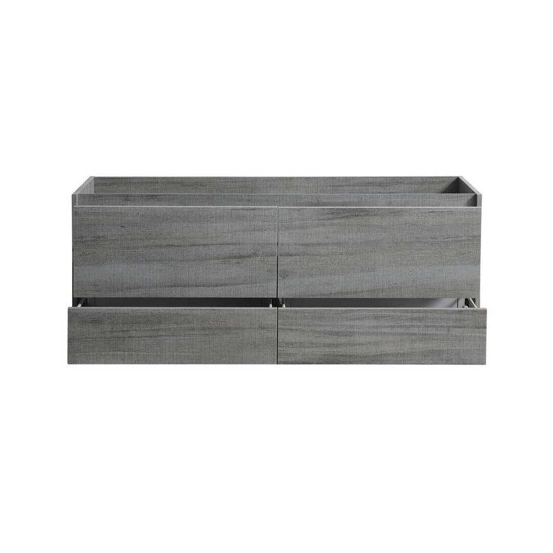Catania 60" Double Wall Mounted Manufactured Wood Vanity Cabinet Only - Less Vanity Top - image 7