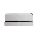 Catania 60" Double Wall Mounted Manufactured Wood Vanity Cabinet Only - Less Vanity Top - image 9