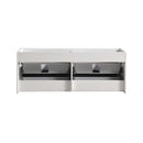 Catania 60" Double Wall Mounted Manufactured Wood Vanity Cabinet Only - Less Vanity Top - image 10