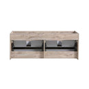 Catania 60" Double Wall Mounted Manufactured Wood Vanity Cabinet Only - Less Vanity Top - image 12