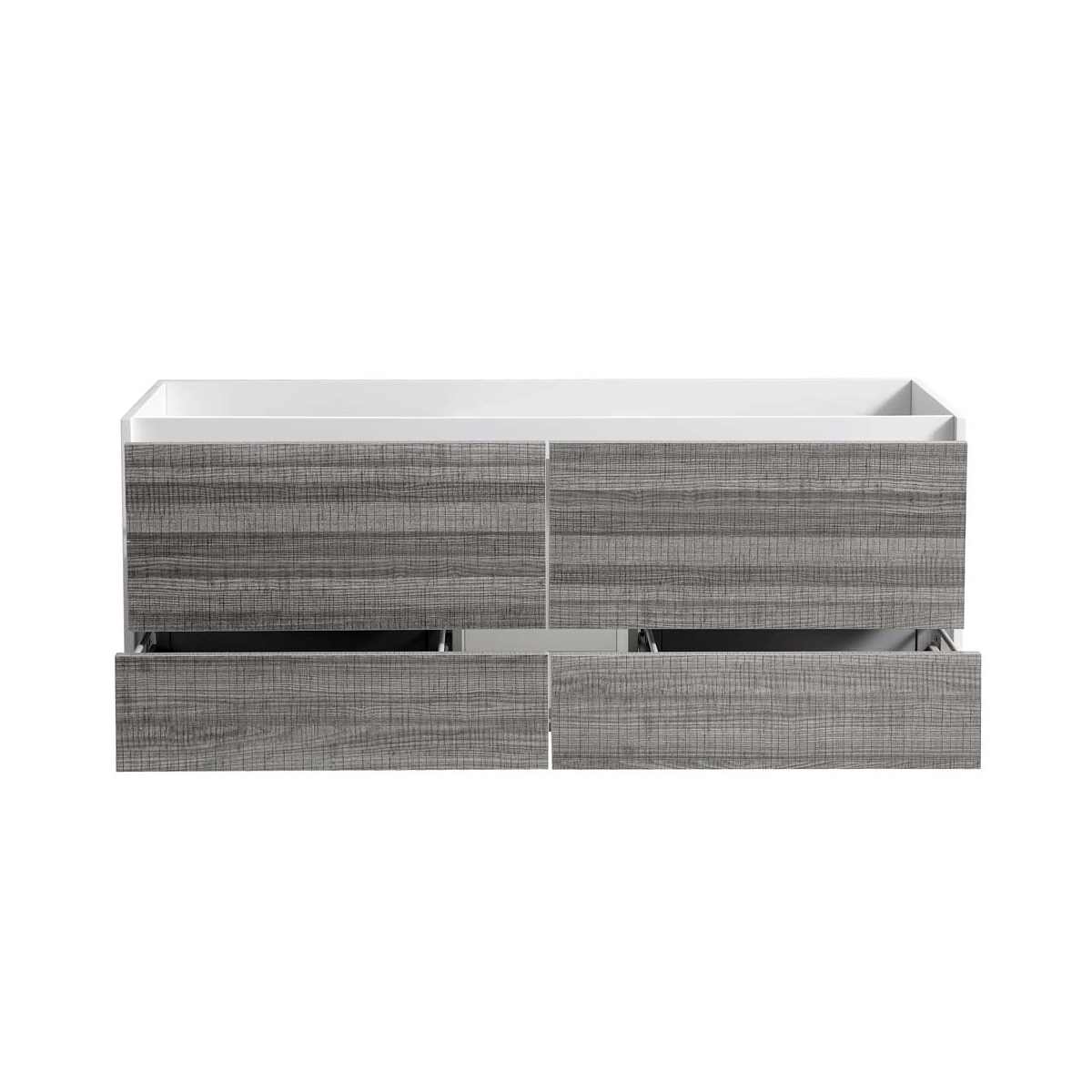 Catania 60" Single Wall Mounted Manufactured Wood Vanity Cabinet Only - Less Vanity Top
