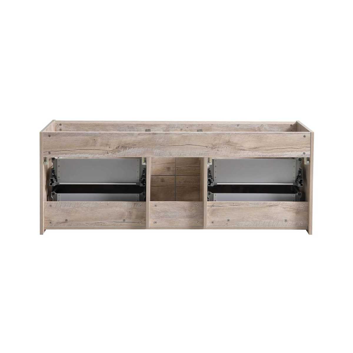 Catania 60" Single Wall Mounted Manufactured Wood Vanity Cabinet Only - Less Vanity Top