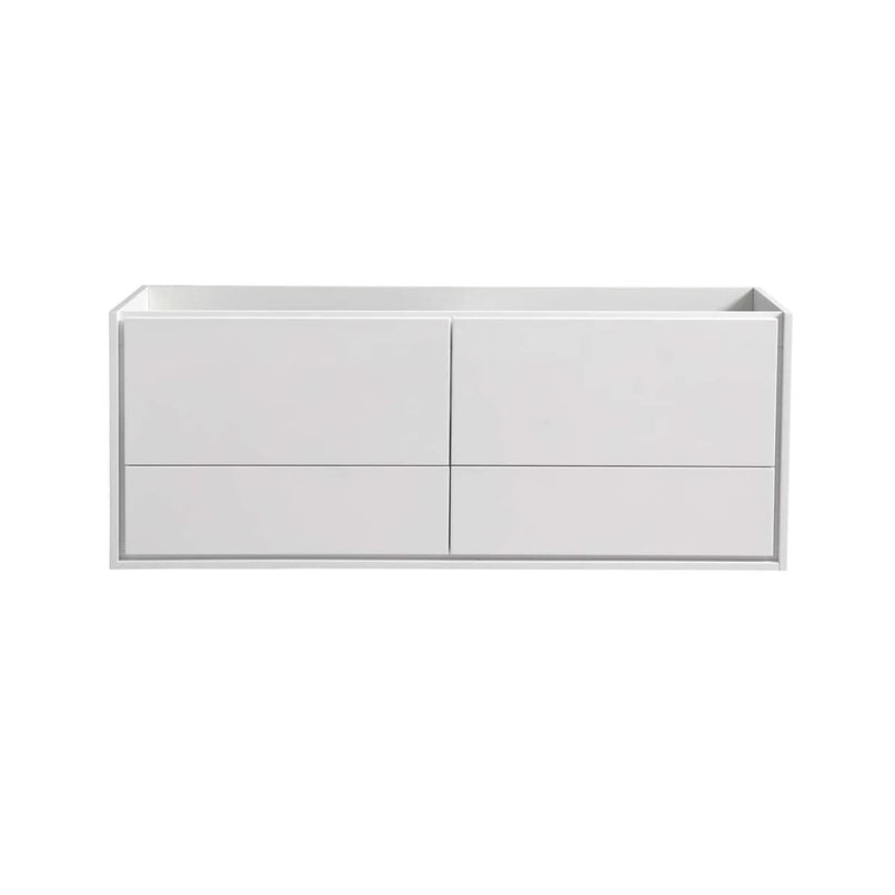 Catania 60" Single Wall Mounted Manufactured Wood Vanity Cabinet Only - Less Vanity Top - image 3