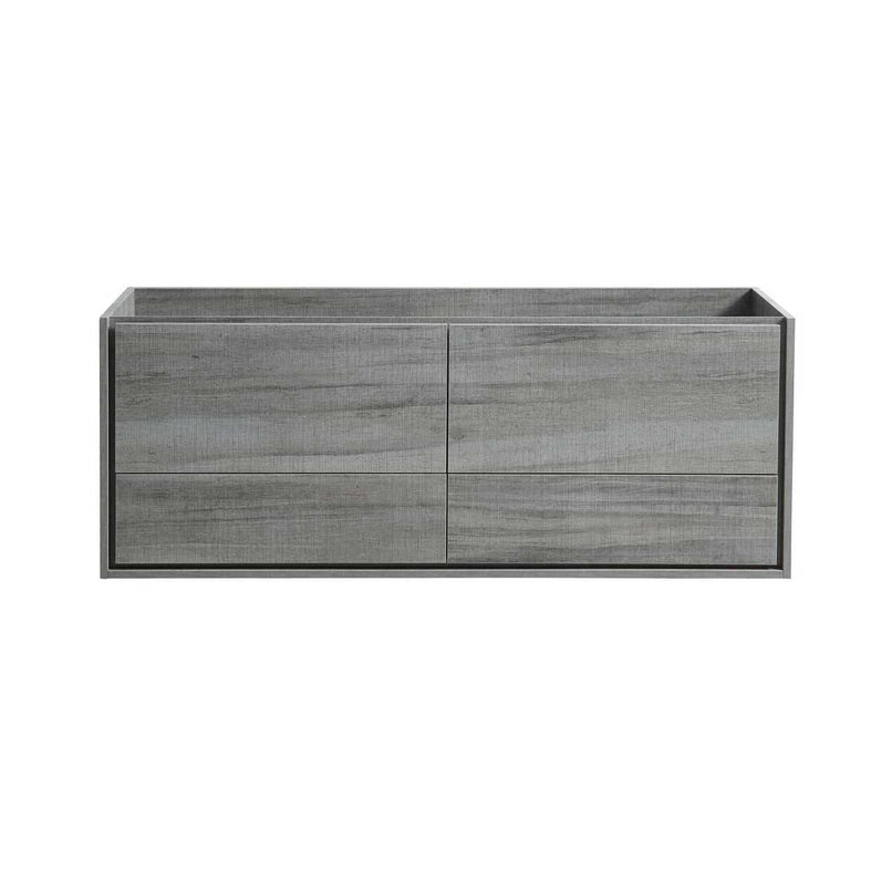 Catania 60" Single Wall Mounted Manufactured Wood Vanity Cabinet Only - Less Vanity Top - image 4