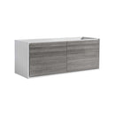 Catania 60" Single Wall Mounted Manufactured Wood Vanity Cabinet Only - Less Vanity Top - image 1