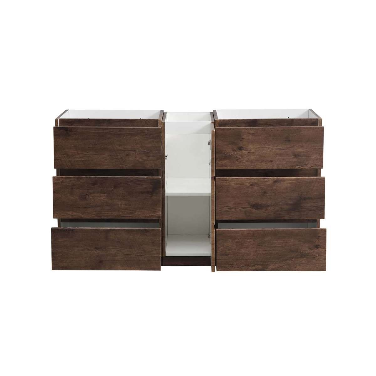 Lazzaro 60" Double Free Standing Manufactured Wood Vanity Cabinet Only - Less Vanity Top - image 9