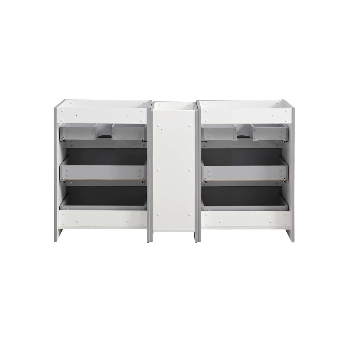 Lazzaro 60" Double Free Standing Manufactured Wood Vanity Cabinet Only - Less Vanity Top - image 14