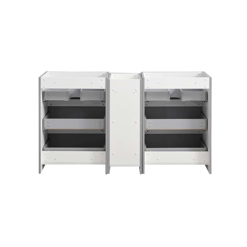 Lazzaro 60" Double Free Standing Manufactured Wood Vanity Cabinet Only - Less Vanity Top - image 14