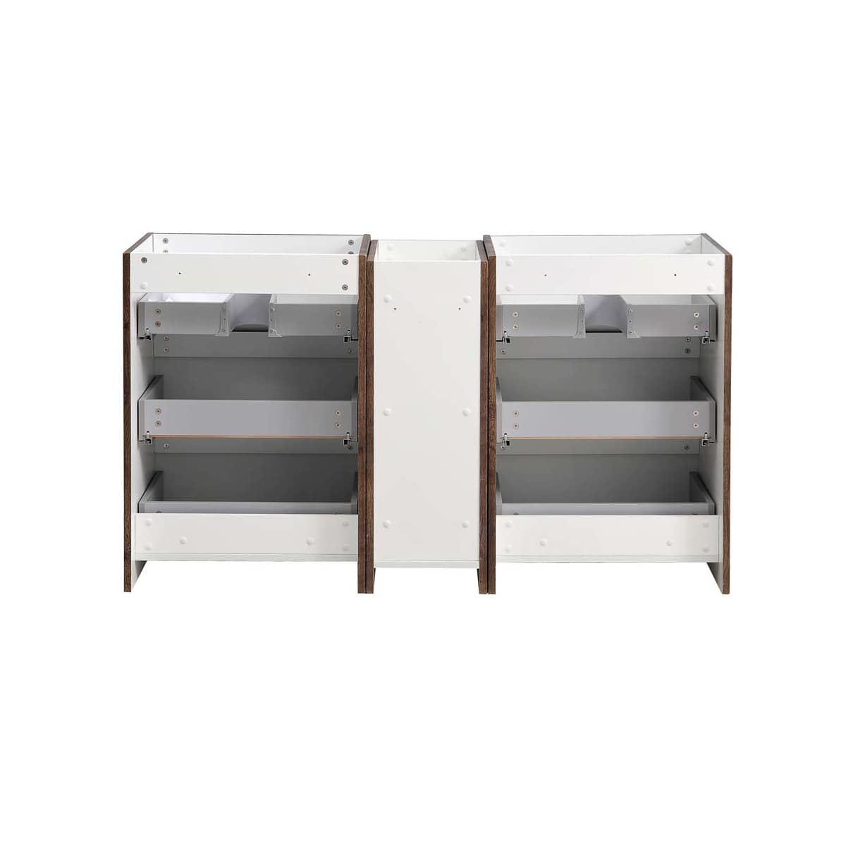 Lazzaro 60" Double Free Standing Manufactured Wood Vanity Cabinet Only - Less Vanity Top - image 17