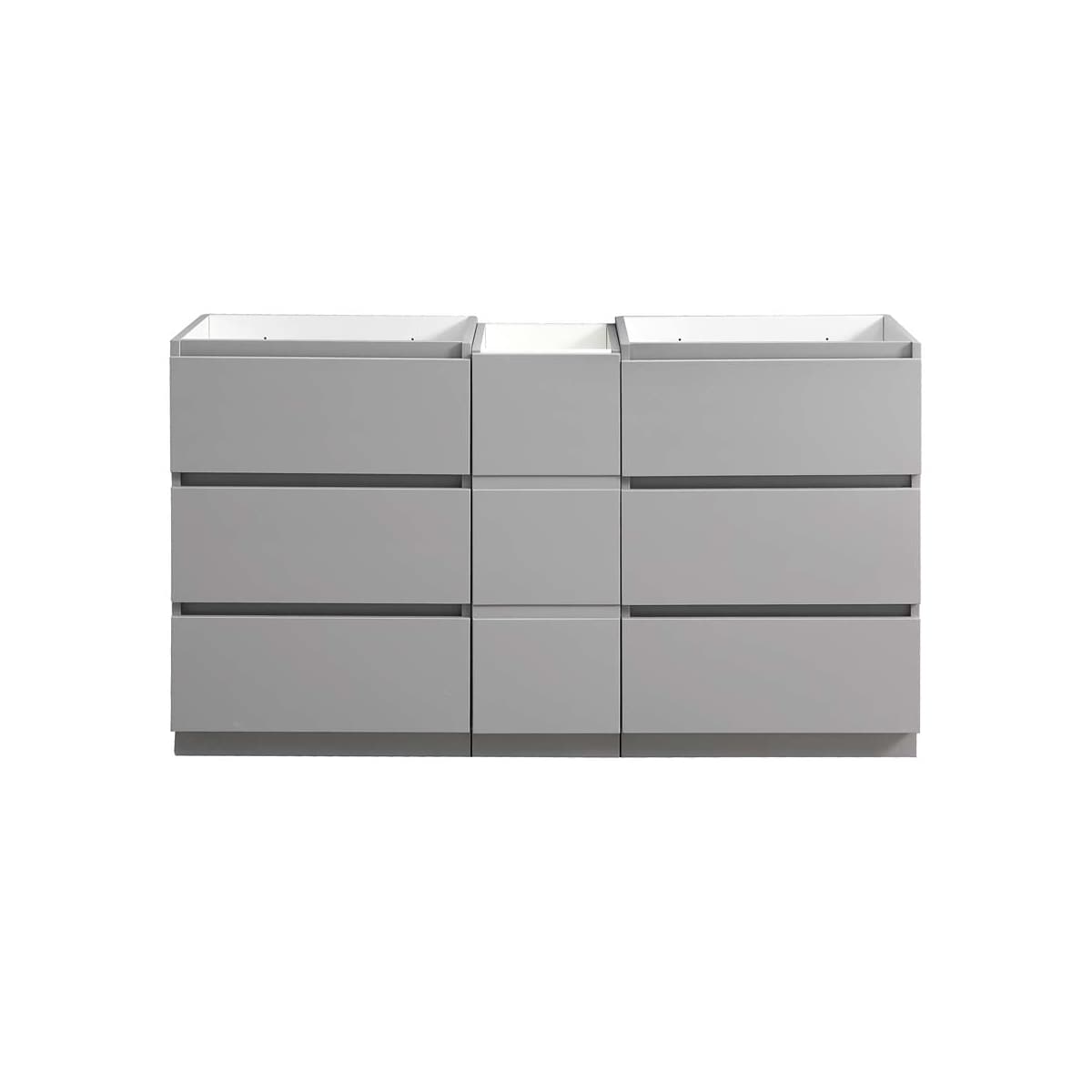 Lazzaro 60" Double Free Standing Manufactured Wood Vanity Cabinet Only - Less Vanity Top - image 5