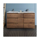 Lazzaro 60" Free Standing Double Basin Vanity Set with Cabinet and Acrylic Vanity Top - image 9