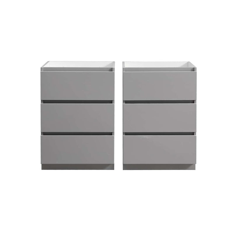 Lazzaro 48" Double Free Standing Manufactured Wood Vanity Cabinet Only - Less Vanity Top - image 6