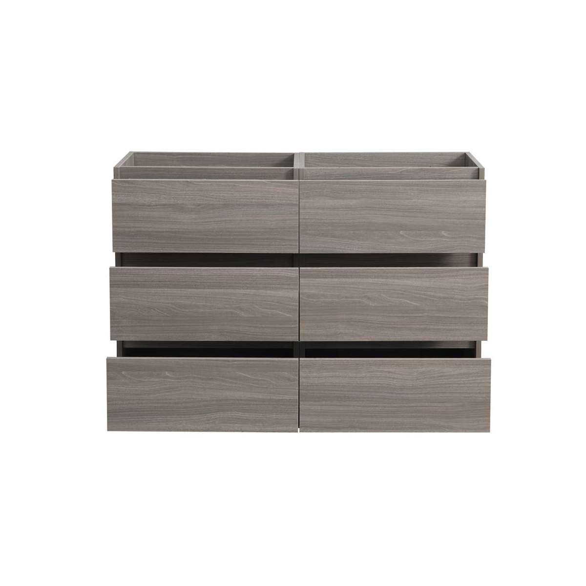 Lazzaro 48" Double Free Standing Manufactured Wood Vanity Cabinet Only - Less Vanity Top