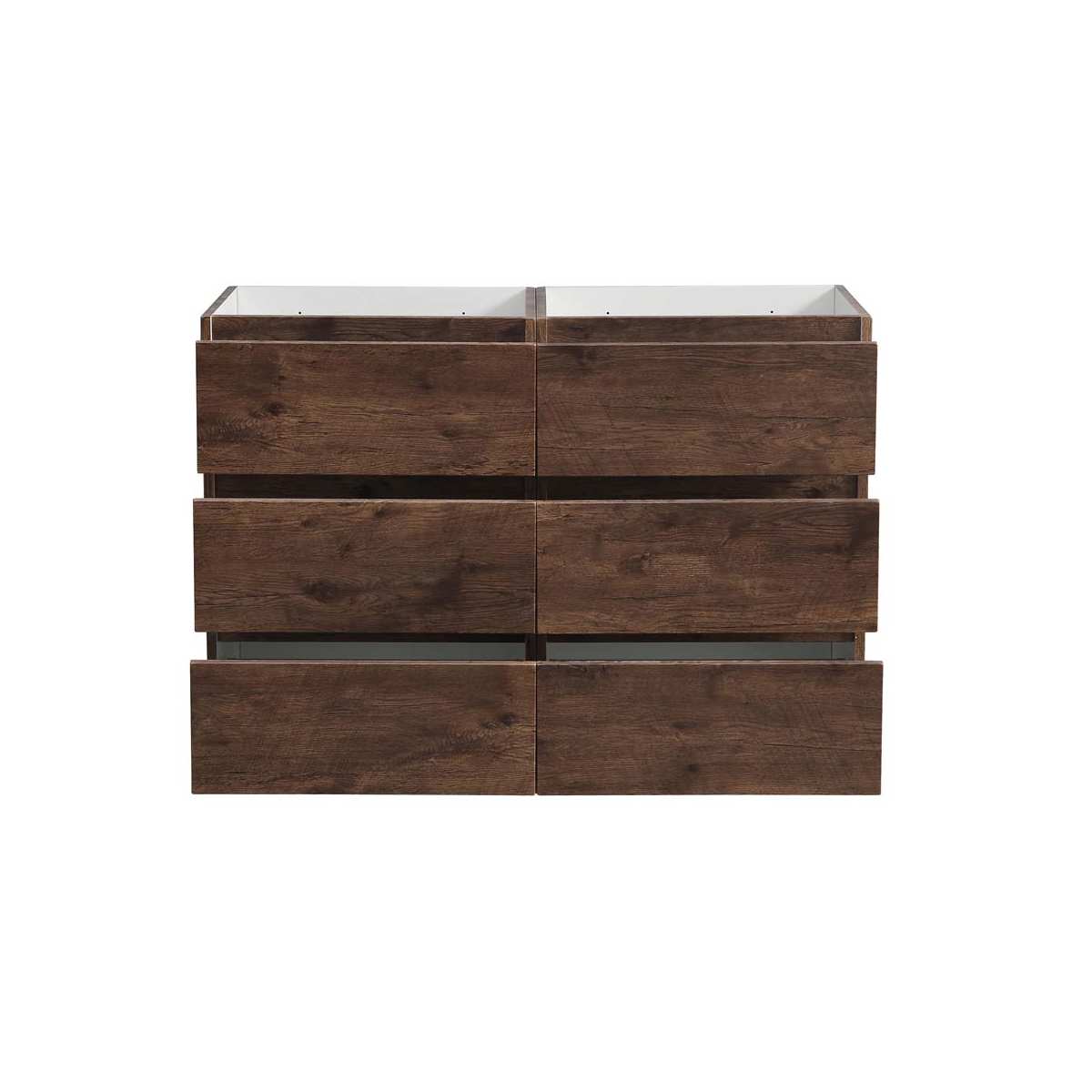 Lazzaro 48" Double Free Standing Manufactured Wood Vanity Cabinet Only - Less Vanity Top
