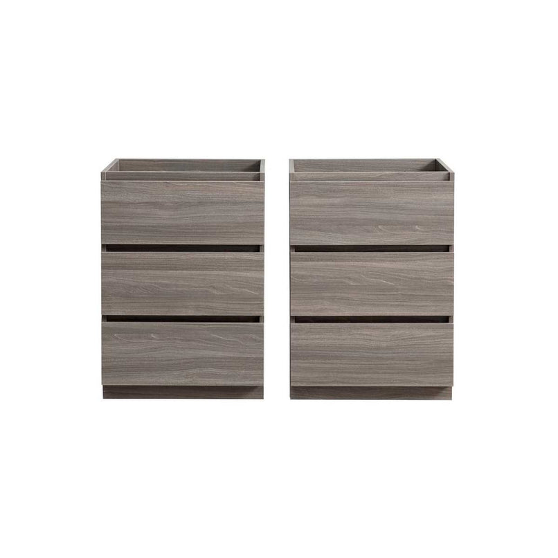 Lazzaro 48" Double Free Standing Manufactured Wood Vanity Cabinet Only - Less Vanity Top - image 12