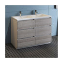 Lazzaro 48" Free Standing Double Basin Vanity Set with Cabinet and Acrylic Vanity Top - image 3