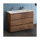 Lazzaro 48" Free Standing Double Basin Vanity Set with Cabinet and Acrylic Vanity Top - image 5