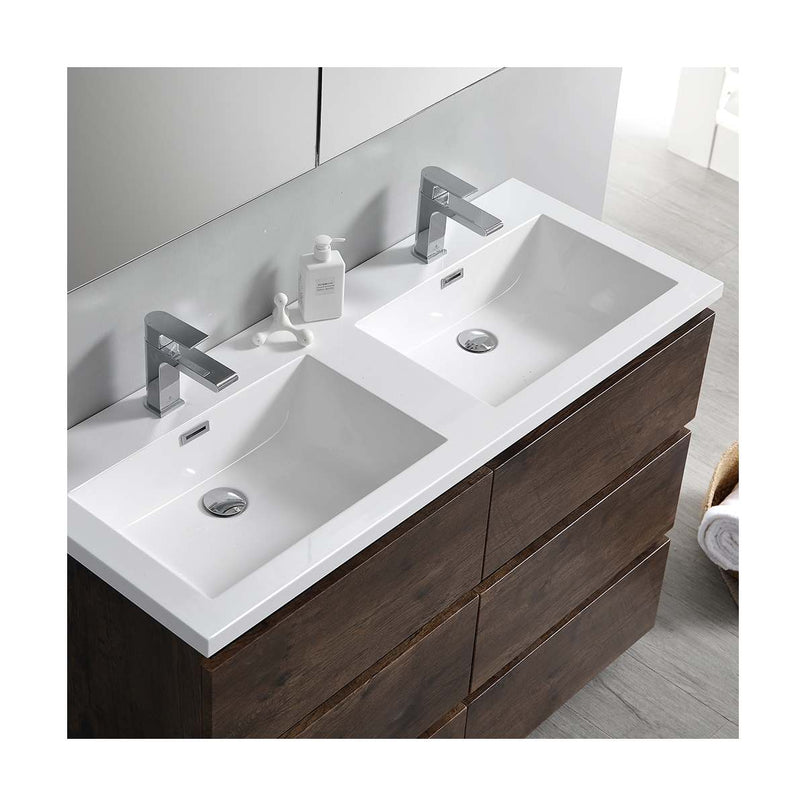 Lazzaro 48" Free Standing Double Basin Vanity Set with Cabinet and Acrylic Vanity Top - image 25