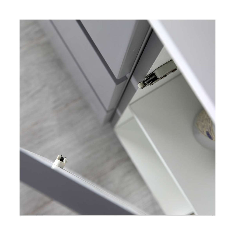 Lazzaro 48" Free Standing Double Basin Vanity Set with Cabinet and Acrylic Vanity Top - image 26