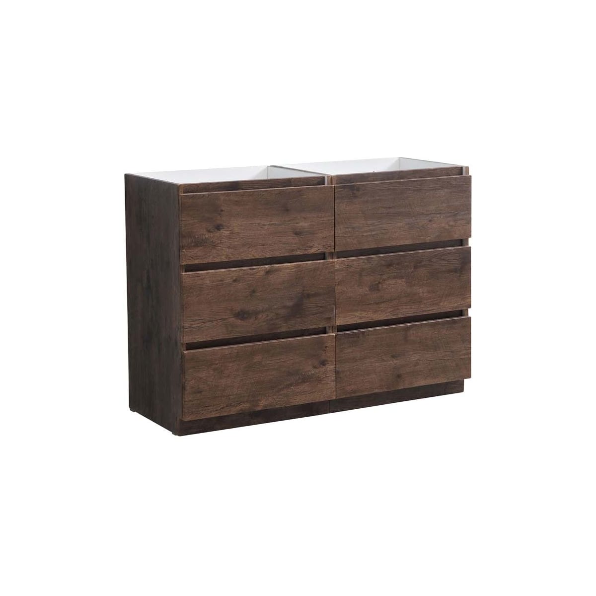 Lazzaro 48" Double Free Standing Manufactured Wood Vanity Cabinet Only - Less Vanity Top