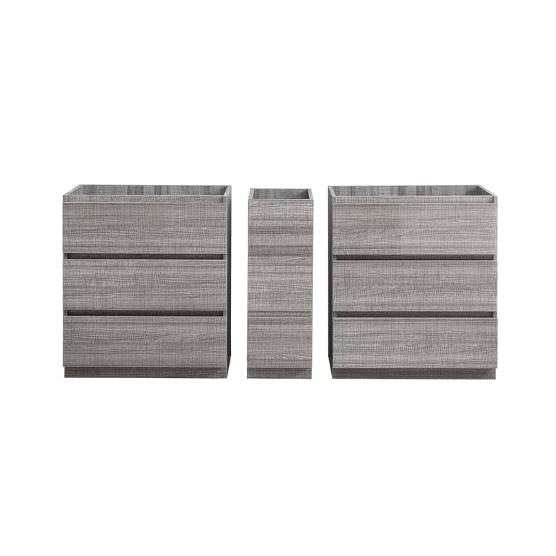 Lazzaro 71" Double Free Standing Manufactured Wood Vanity Cabinet Only - Less Vanity Top - image 11