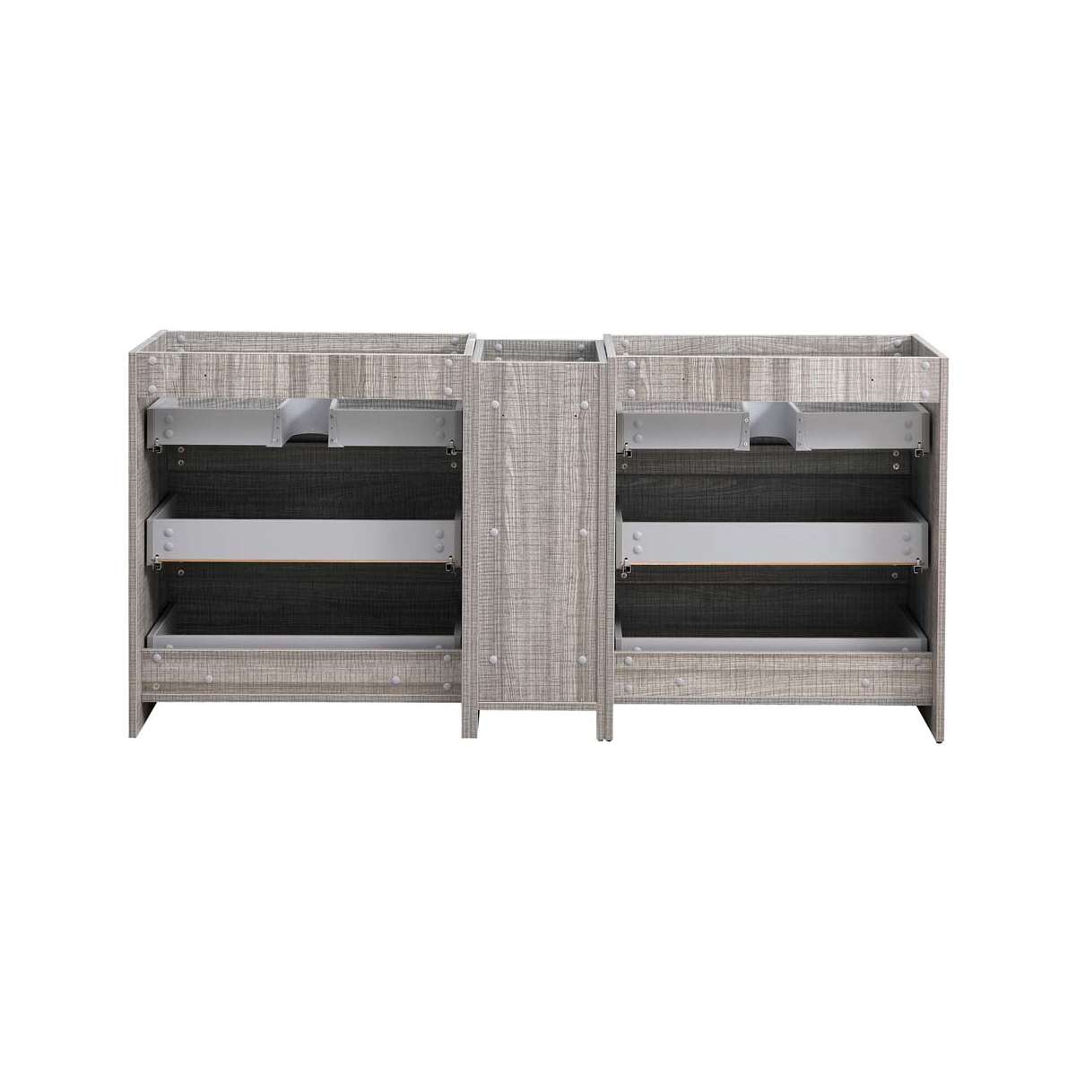 Lazzaro 71" Double Free Standing Manufactured Wood Vanity Cabinet Only - Less Vanity Top - image 15