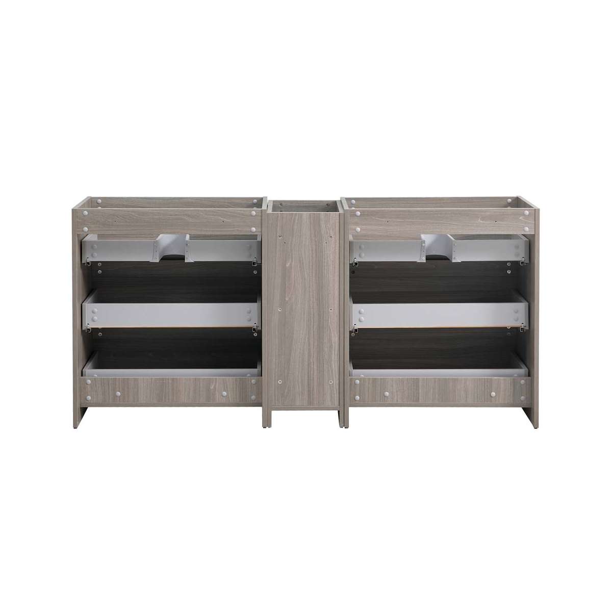 Lazzaro 71" Double Free Standing Manufactured Wood Vanity Cabinet Only - Less Vanity Top - image 16