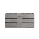 Lazzaro 71" Double Free Standing Manufactured Wood Vanity Cabinet Only - Less Vanity Top - image 2