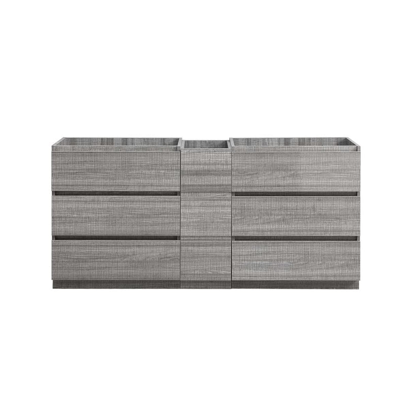 Lazzaro 71" Double Free Standing Manufactured Wood Vanity Cabinet Only - Less Vanity Top - image 2