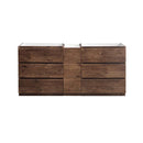 Lazzaro 71" Double Free Standing Manufactured Wood Vanity Cabinet Only - Less Vanity Top - image 3