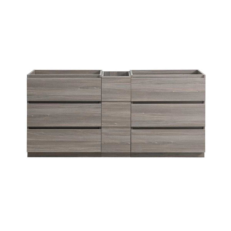 Lazzaro 71" Double Free Standing Manufactured Wood Vanity Cabinet Only - Less Vanity Top - image 4