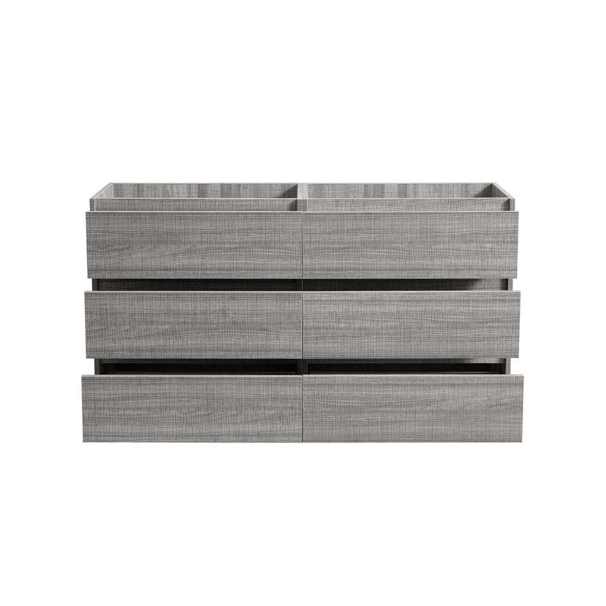 Lazzaro 60" Double Free Standing Manufactured Wood Vanity Cabinet Only - Less Vanity Top - image 7