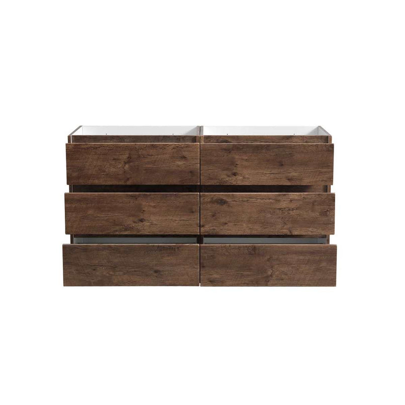 Lazzaro 60" Double Free Standing Manufactured Wood Vanity Cabinet Only - Less Vanity Top - image 9