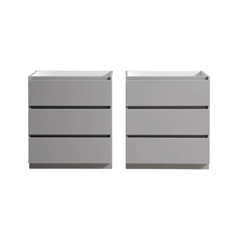 Lazzaro 60" Double Free Standing Manufactured Wood Vanity Cabinet Only - Less Vanity Top - image 10