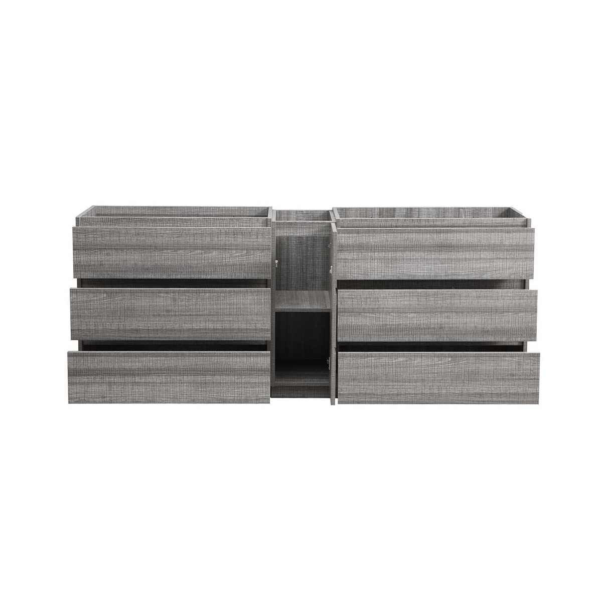 Lazzaro 83" Double Free Standing Manufactured Wood Vanity Cabinet Only - Less Vanity Top - image 7