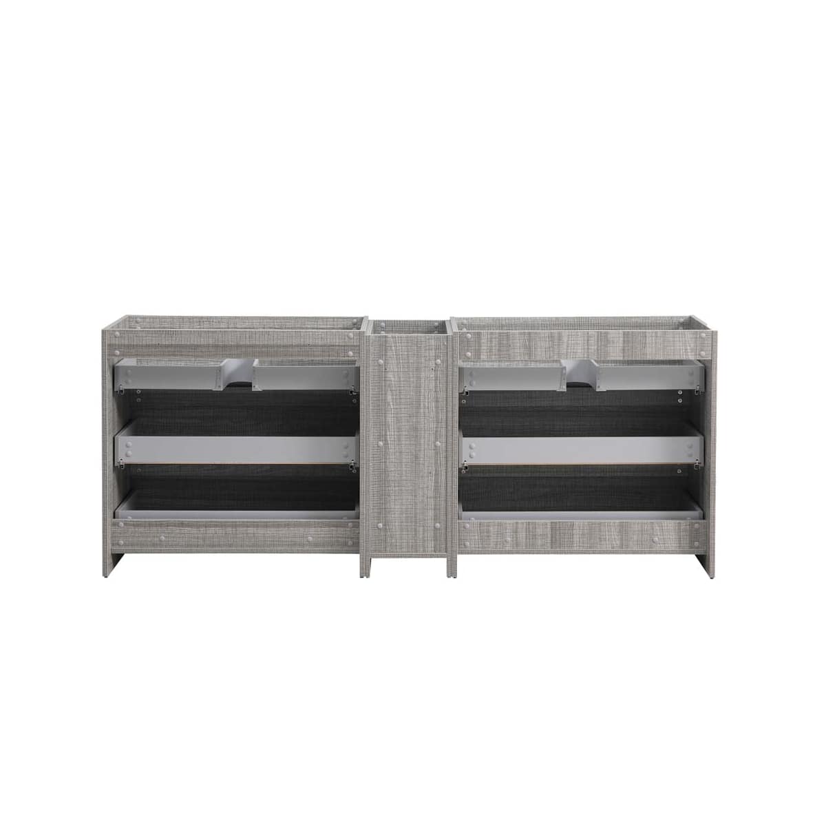 Lazzaro 83" Double Free Standing Manufactured Wood Vanity Cabinet Only - Less Vanity Top - image 15