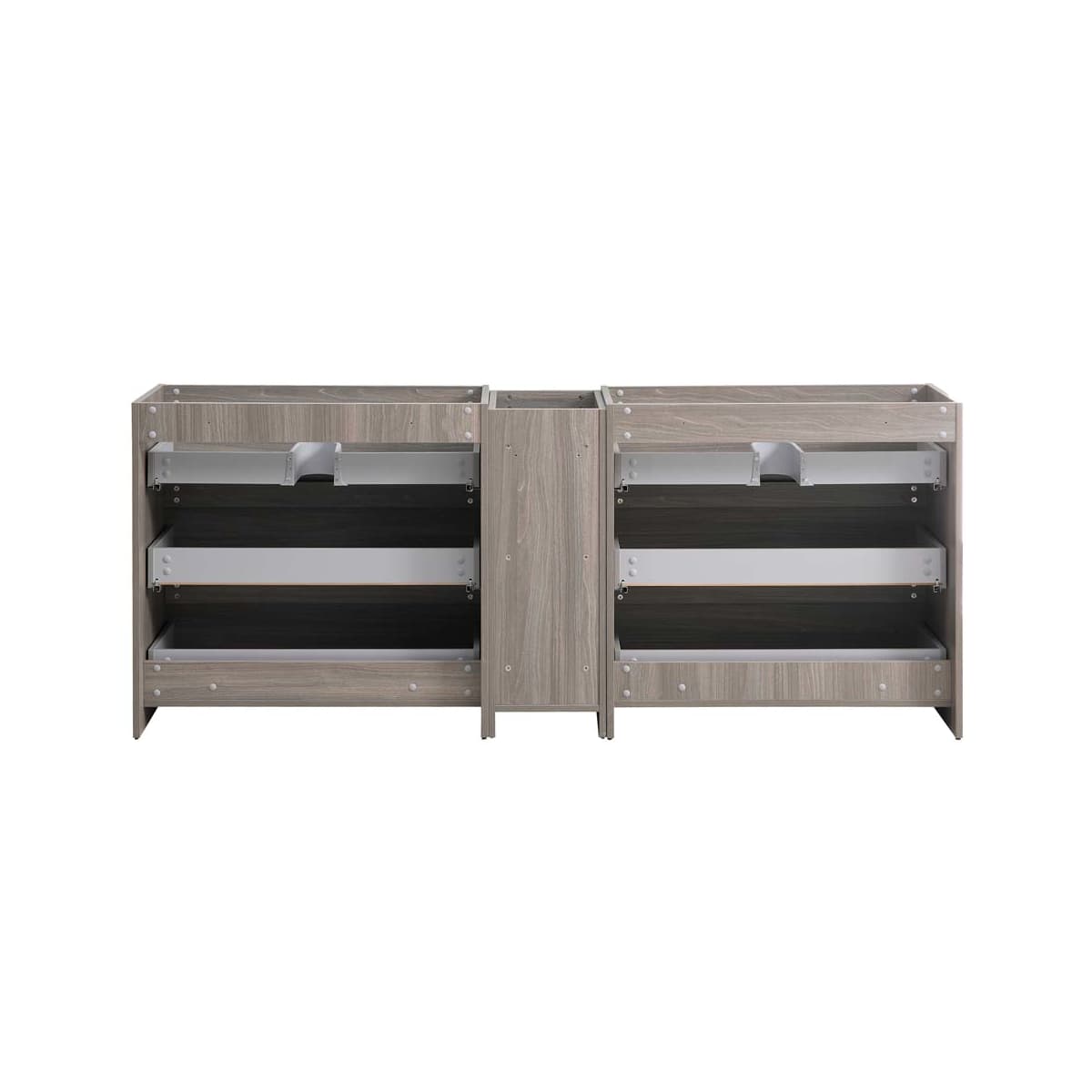 Lazzaro 83" Double Free Standing Manufactured Wood Vanity Cabinet Only - Less Vanity Top - image 16