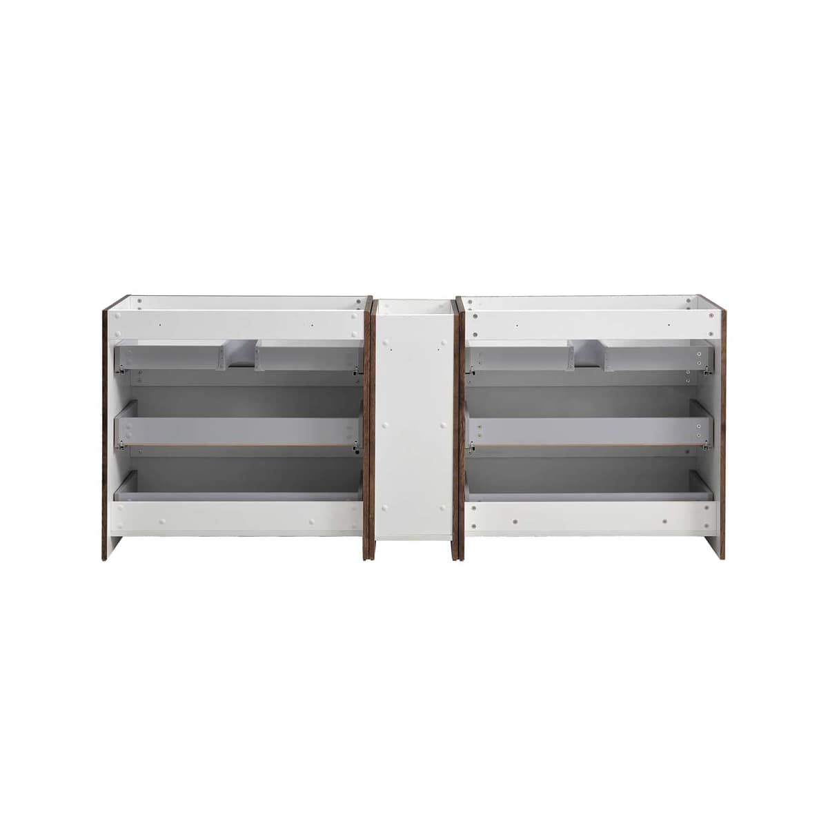 Lazzaro 83" Double Free Standing Manufactured Wood Vanity Cabinet Only - Less Vanity Top - image 17