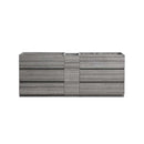 Lazzaro 83" Double Free Standing Manufactured Wood Vanity Cabinet Only - Less Vanity Top - image 4