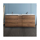 Lazzaro 84" Free Standing Double Basin Vanity Set with Cabinet and Acrylic Vanity Top - image 8