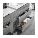Lazzaro 84" Free Standing Double Basin Vanity Set with Cabinet and Acrylic Vanity Top - image 13