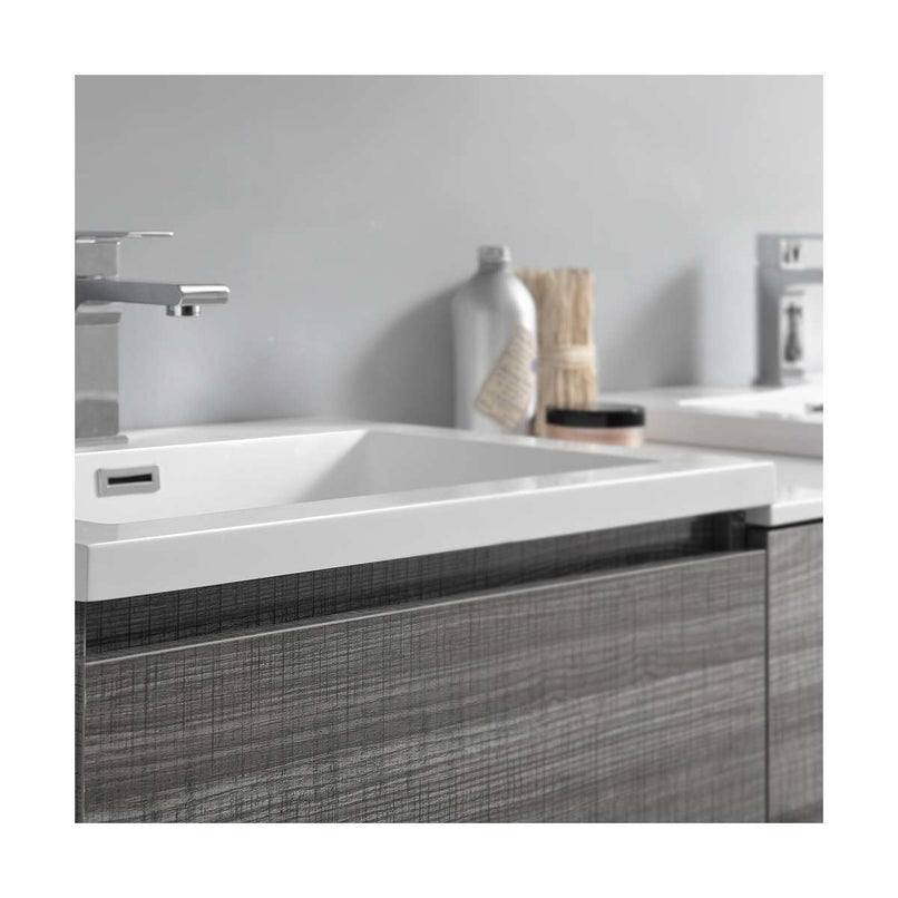 Lazzaro 84" Free Standing Double Basin Vanity Set with Cabinet and Acrylic Vanity Top - image 21