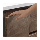 Lazzaro 84" Free Standing Double Basin Vanity Set with Cabinet and Acrylic Vanity Top - image 23