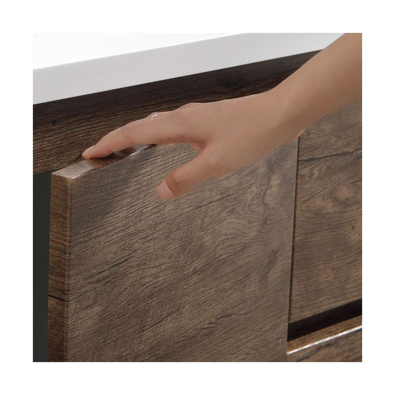 Lazzaro 84" Free Standing Double Basin Vanity Set with Cabinet and Acrylic Vanity Top - image 23