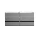 Lazzaro 71" Double Free Standing Manufactured Wood Vanity Cabinet Only - Less Vanity Top - image 4