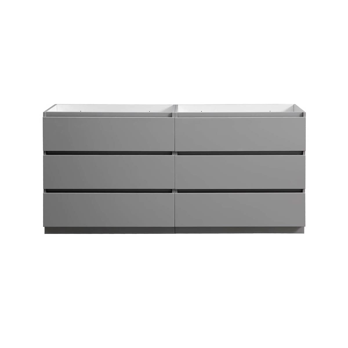 Lazzaro 71" Double Free Standing Manufactured Wood Vanity Cabinet Only - Less Vanity Top - image 4