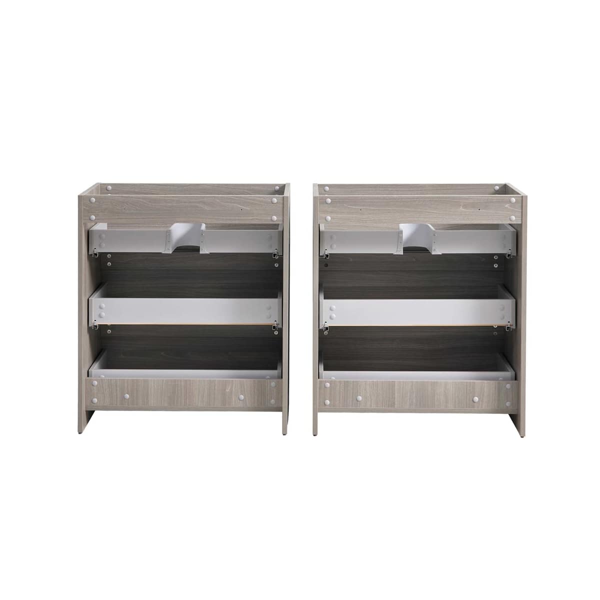 Lazzaro 71" Double Free Standing Manufactured Wood Vanity Cabinet Only - Less Vanity Top
