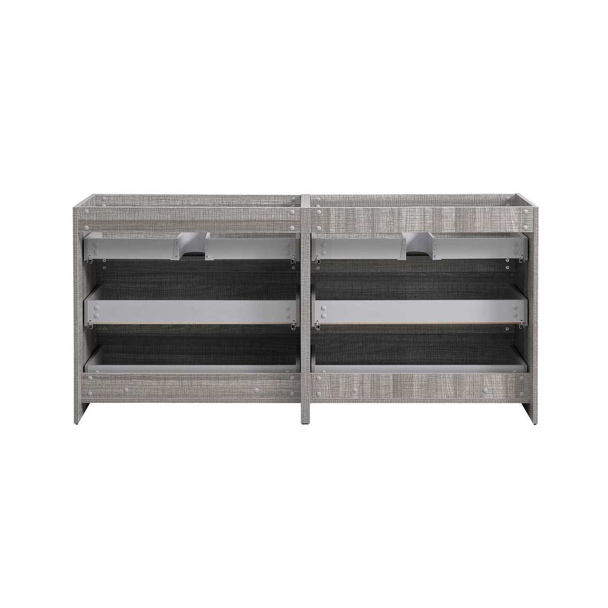 Lazzaro 71" Double Free Standing Manufactured Wood Vanity Cabinet Only - Less Vanity Top - image 15
