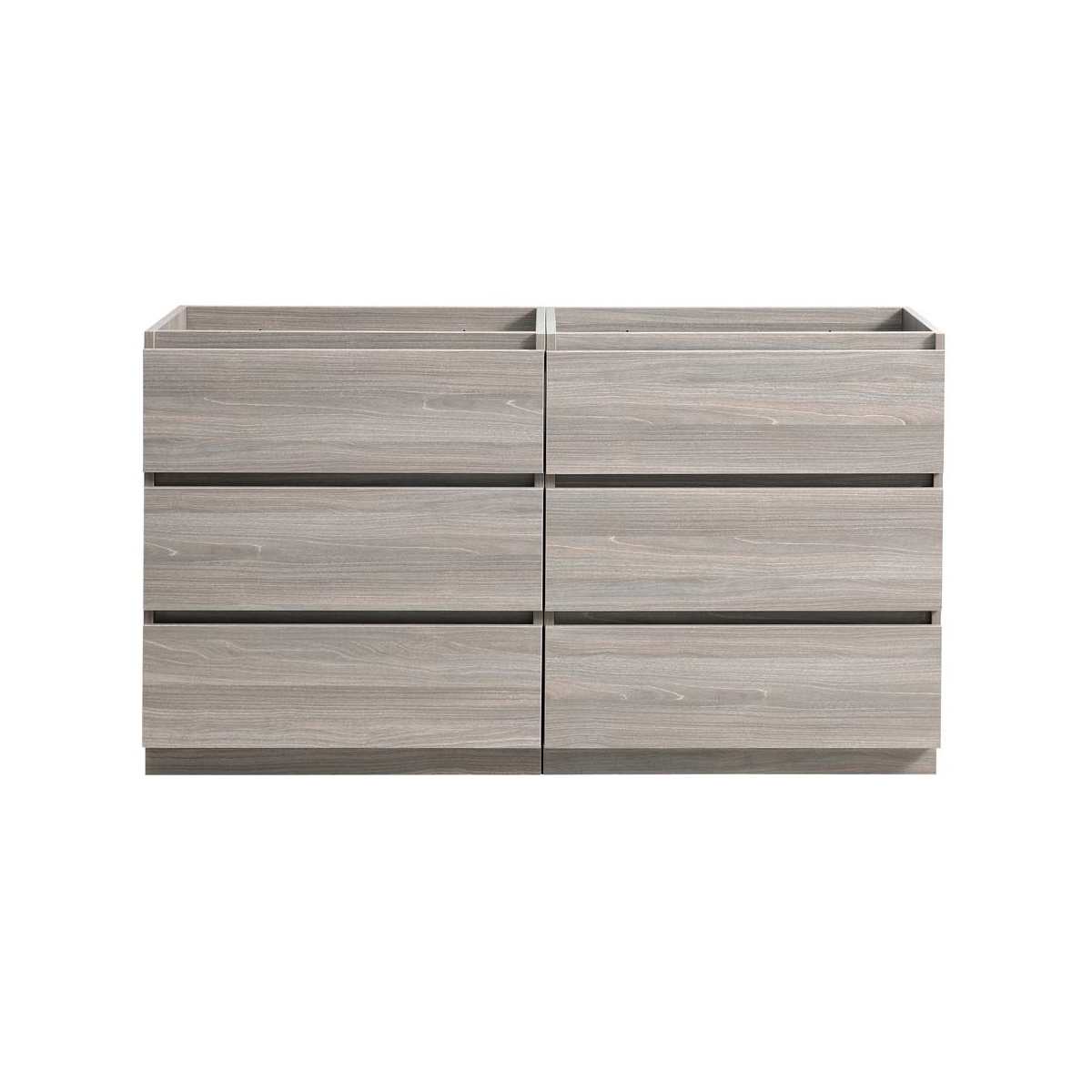 Lazzaro 71" Double Free Standing Manufactured Wood Vanity Cabinet Only - Less Vanity Top